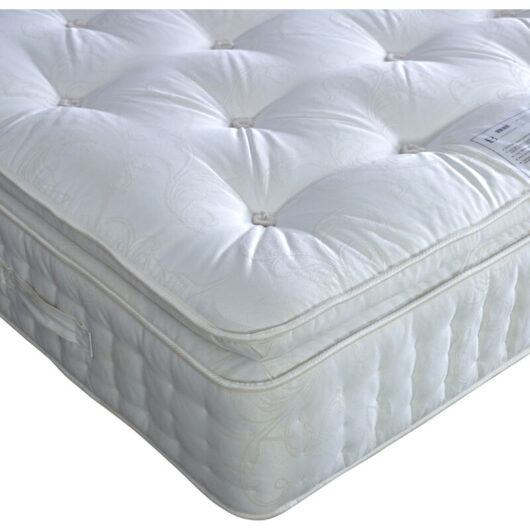 Bedmaster - Signature Pillow Top 2000 Pocket Sprung Natural Mattress Small Double