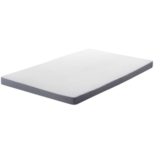 Beliani - Single Size Foam Mattress 2ft6 Polyester Cover Soft Filling Zipper White Piccolo