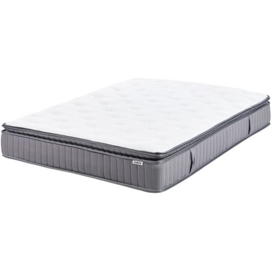 Beliani - eu Double Size Pocket Sprung Mattress Cooling Memory Foam Filling 4ft6 Firm Removable Cover 7-Zone Pleasant