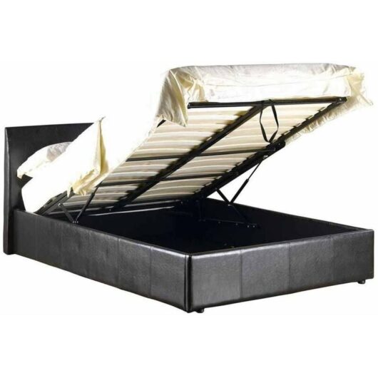 Brown - 4ft Spring Memory Foam Mattress - Brown