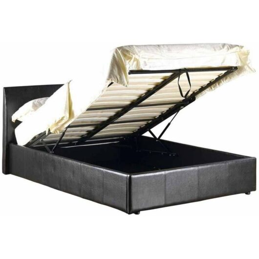 Brown - 5ft Spring Memory Foam Mattress - Brown