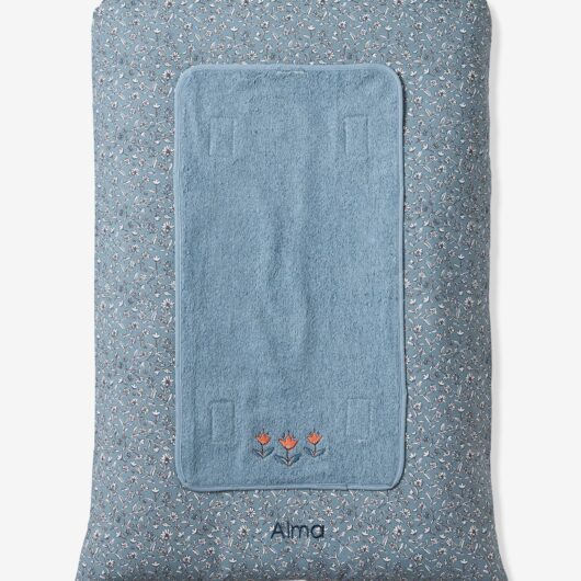 Changing Mattress, Inda printed blue