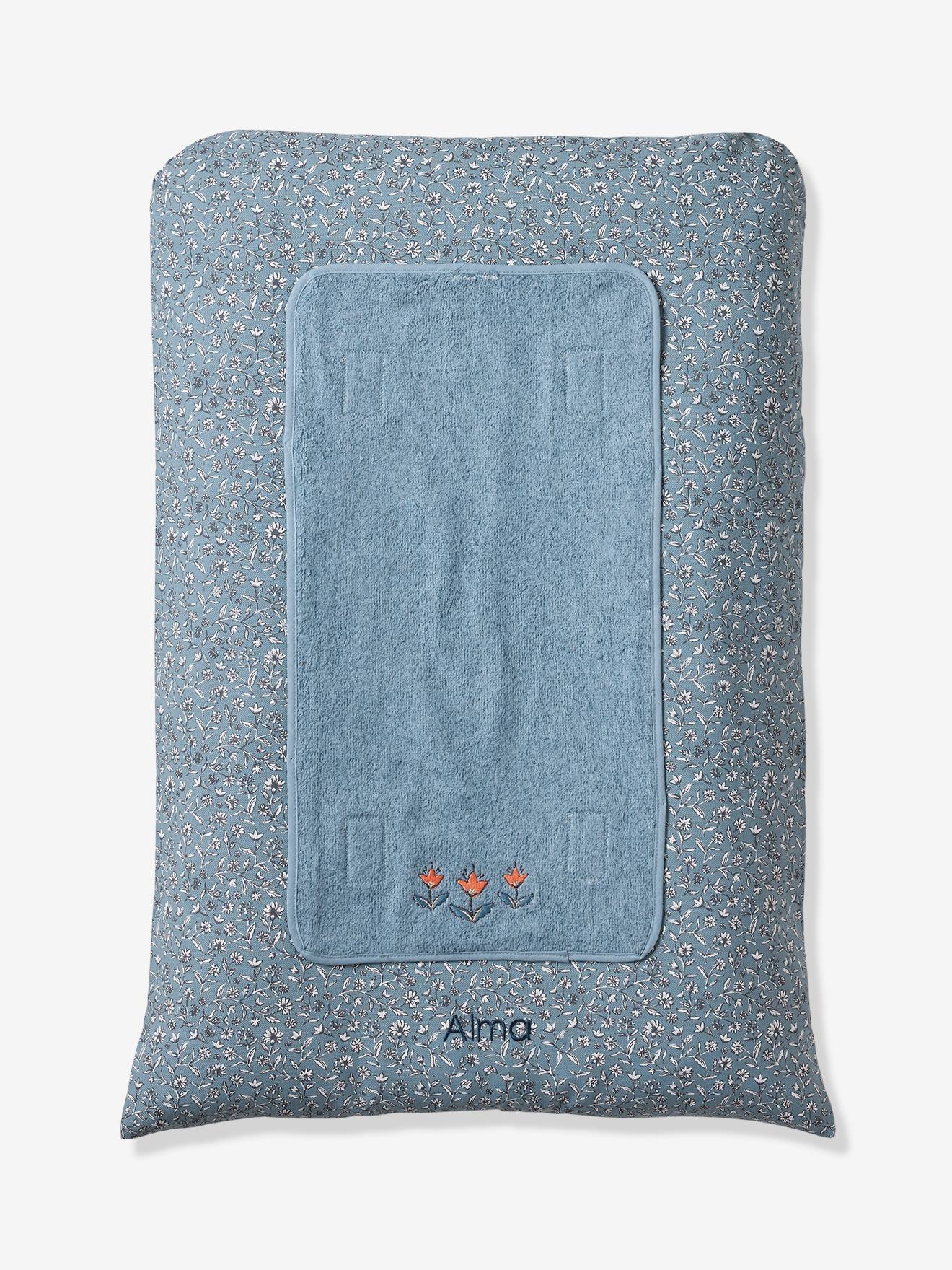 Changing Mattress, Inda printed blue