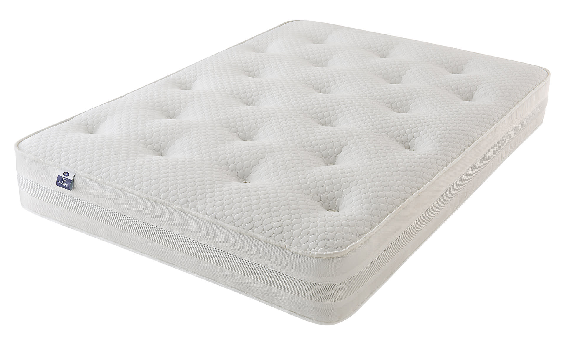 Silentnight Comfort 1000 Pocket Spring Mattress - 3FT - White, White