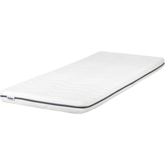 Small Single Size Memory Foam Mattress 2ft6 Polyester Cover Soft Filling Zipper White Petite