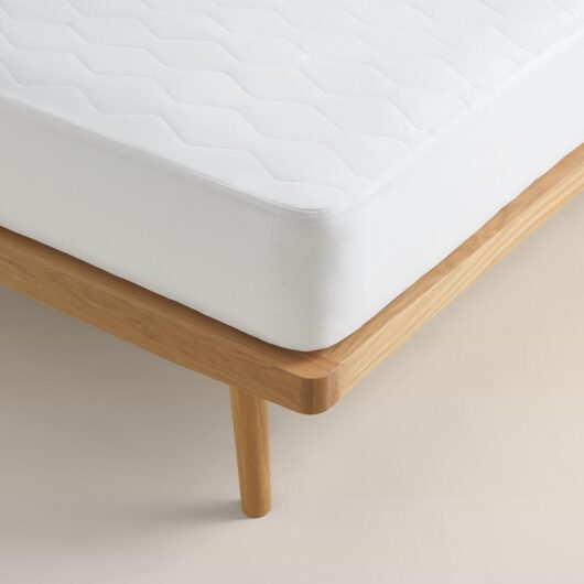 M&S Pure Cotton Extra Deep Mattress Protector White