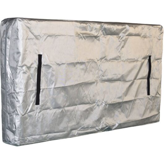 Other Mattress Storage Bags for Moving and Storage, Durable, Reusable Tarpaulin Storage Bag with Handles, Strong Zipper (Silver, 196 x 38 x 107 cm)