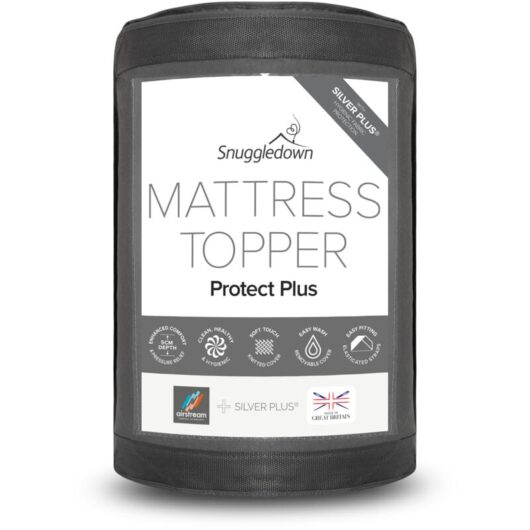 Snuggledown Airstream Protect Plus Mattress Topper, Medium Support, King
