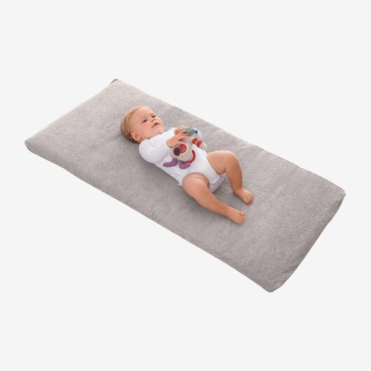 Travel Mattress for Babies, Vertbaudet grey