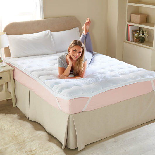 Breathable Mattress Topper, Mesh Sides Prevent Overheating, 100% Machine Washable