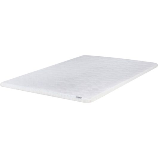 Mattress Topper White Gel Foam Polyester Cover EU Small Double Size Comfort Layer Pad FROSTY