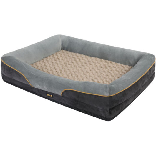 Skylos 91cm Dog Bed Orthopedic Memory Foam Pet Cushion Washable Puppy Mattress