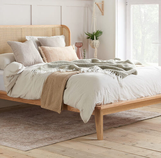 Astrid Rattan Bed, King Size
