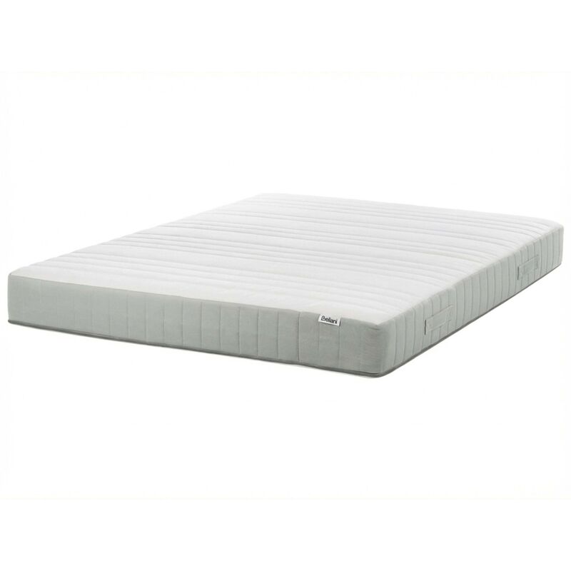 Beliani - eu Double Size Pocket Sprung Mattress with Handles 4ft6 Medium Firm Removable Cover 7-Zone Roomy
