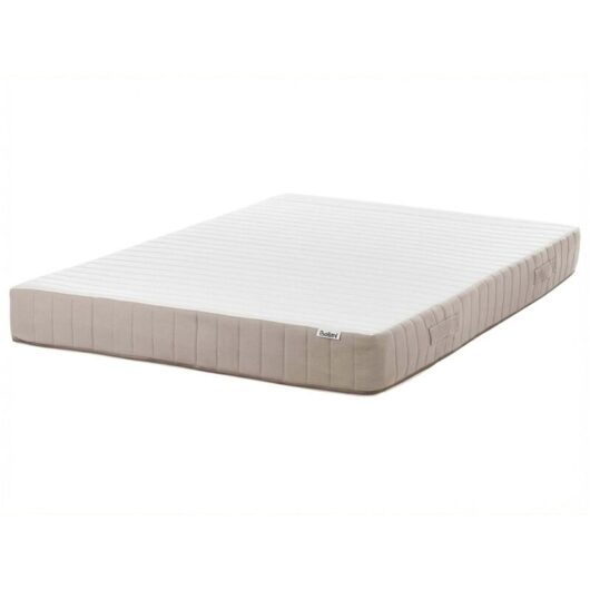 Beliani - eu King Size Pocket Sprung Mattress with Handles Latex Filling 5ft3 Firm Removable Cover 7-Zone Springy