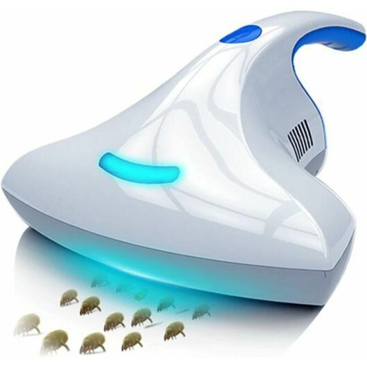 Dewdat - Bed Dust Mite Collector Vacuum Cleaner, Powerful uv Handheld Design Dust Mite Dust Collector for Home Mattress Anti Dust Mites Vacuum Cleaner