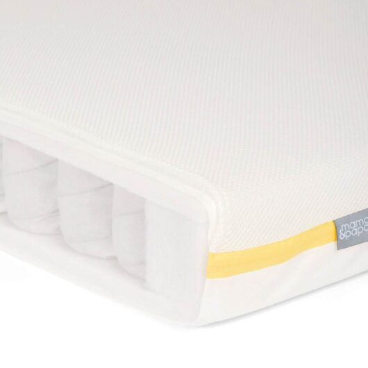 Mamas & Papas Essential Pocket Spring Cot Bed Mattress White