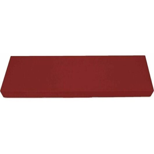 Mattress Cushion Backrest for Pallet Sofa Support 100x45x7 - Indoor/Outdoor - Waterproof - Wine Red