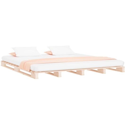 Pallet Bed without Mattress 160x200 cm Solid Wood Vidaxl