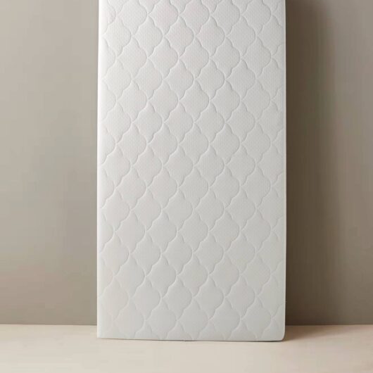 Ultra-Breathable, Untreated Mattress for Babies white