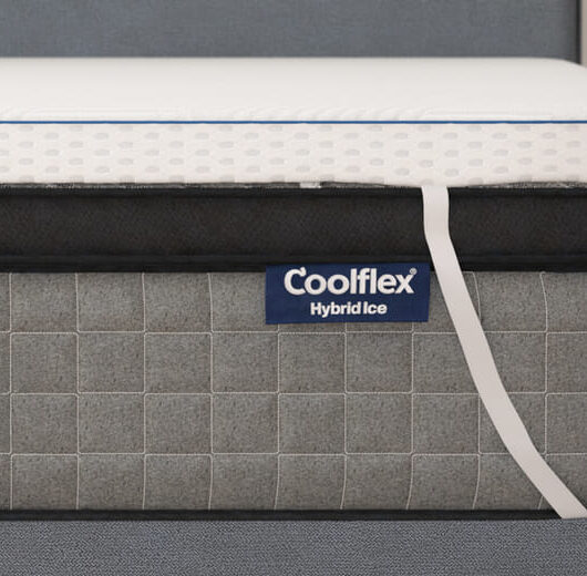 Coolflex Cool Gel Memory Foam Mattress Topper, King Size
