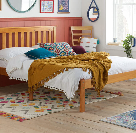 Denver Pine Bed, King Size