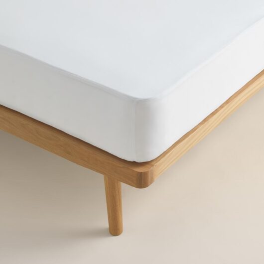 M&S Pure Cotton Waterproof Extra Deep Mattress Protector White
