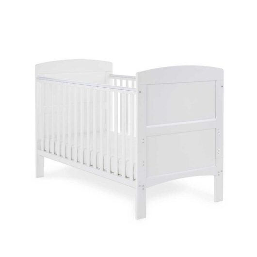 OBABY Grace Cot Bed - White