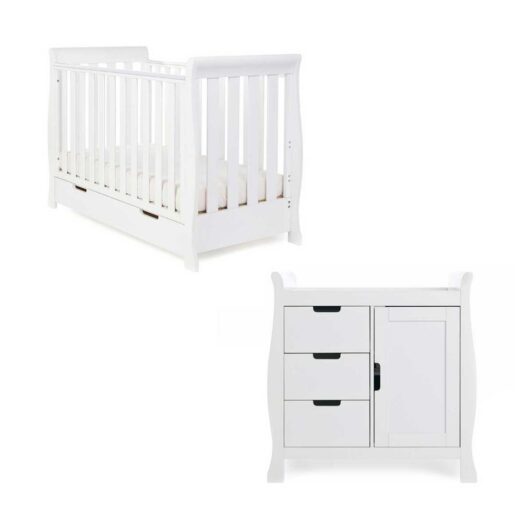 OBABY Stamford Mini 2 Piece Room Set - White
