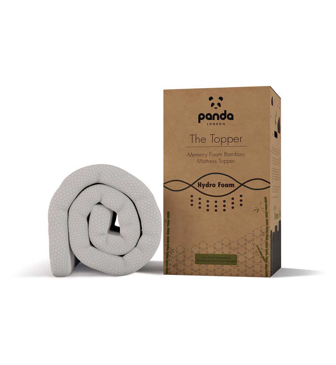 Panda Bamboo Mattress Topper Super King