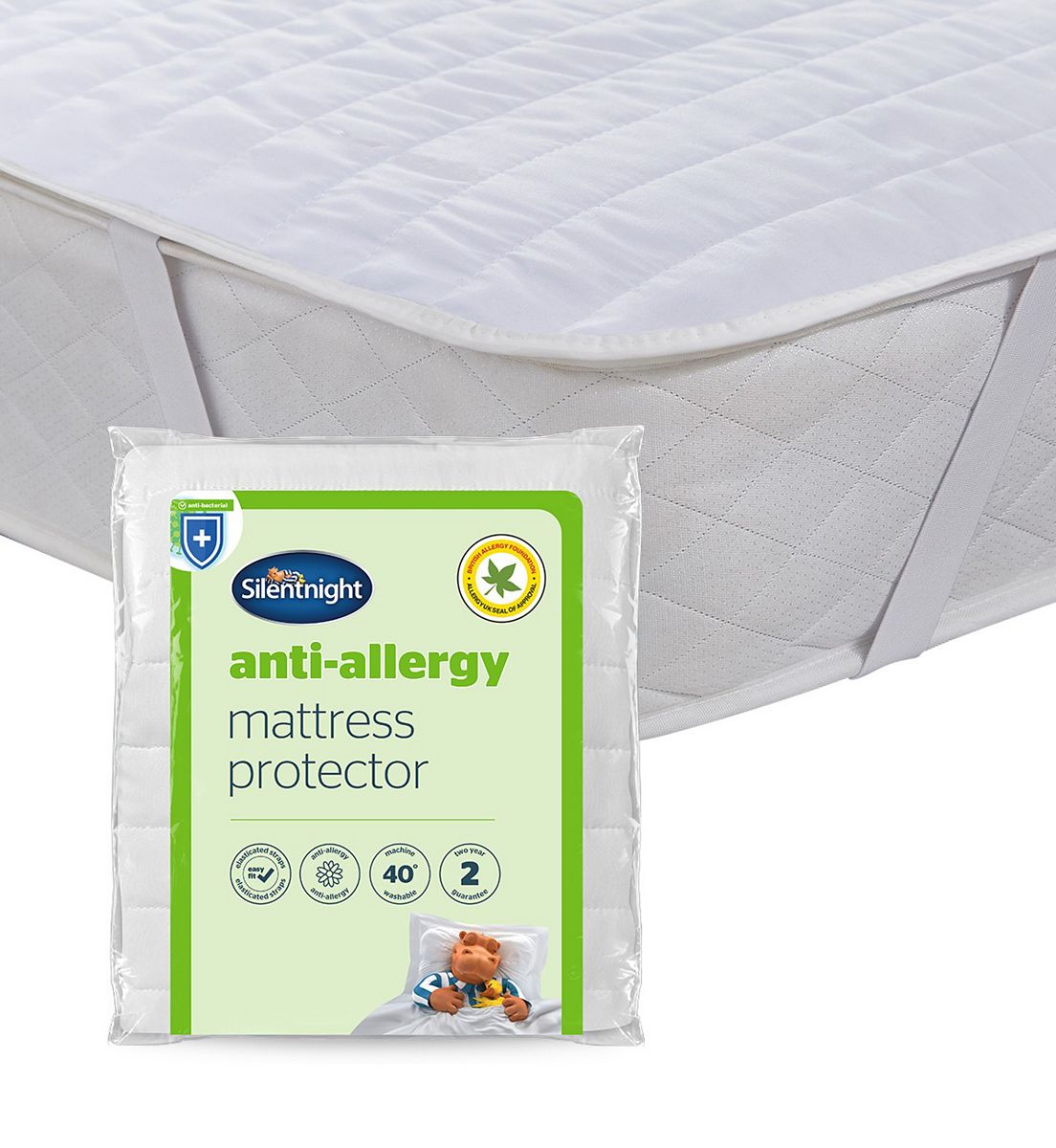 Silentnight Anti Allergy Mattress Protector - Double