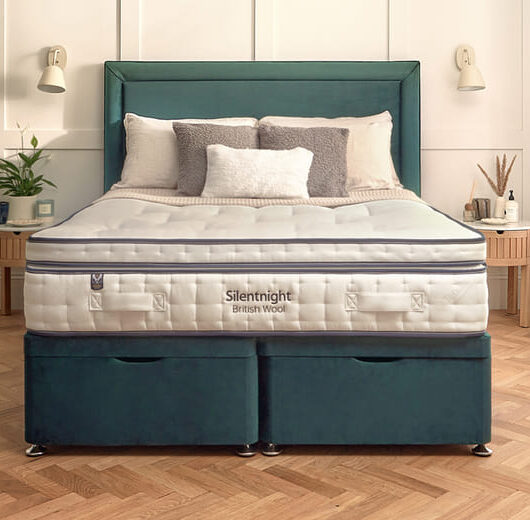 Silentnight British Wool 3000 Pillow Top Pocket Mattress, King Size