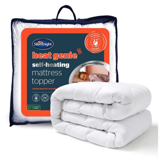 Silentnight Heat Genie Self Heating Mattress Topper Double