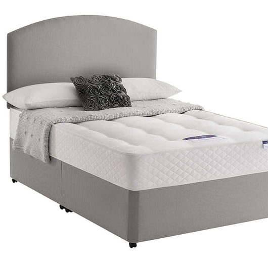 Silentnight Miracoil Ortho Mattress + Premium Divan Bed, Teal, 4 Drawer, King Size