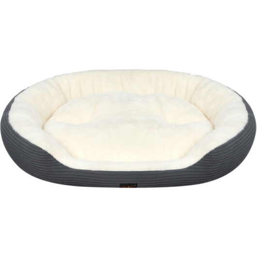 Skylos Dog Bed Luxury Soft Washable Puppy Cat Cushion Mattress Corduroy Grey S