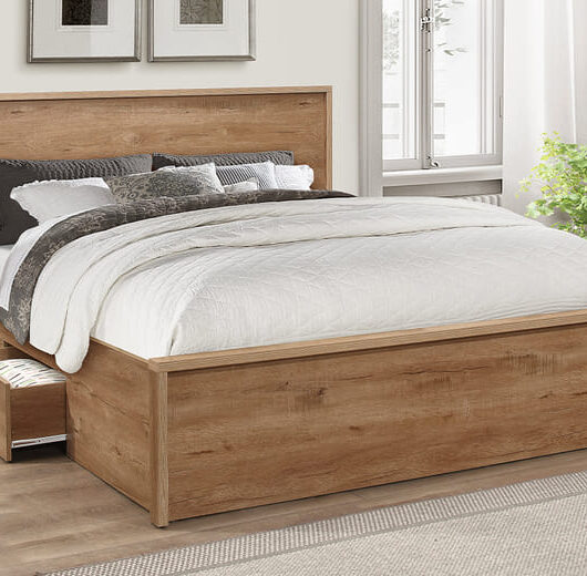 Stockwell Rustic Storage Bed, King Size
